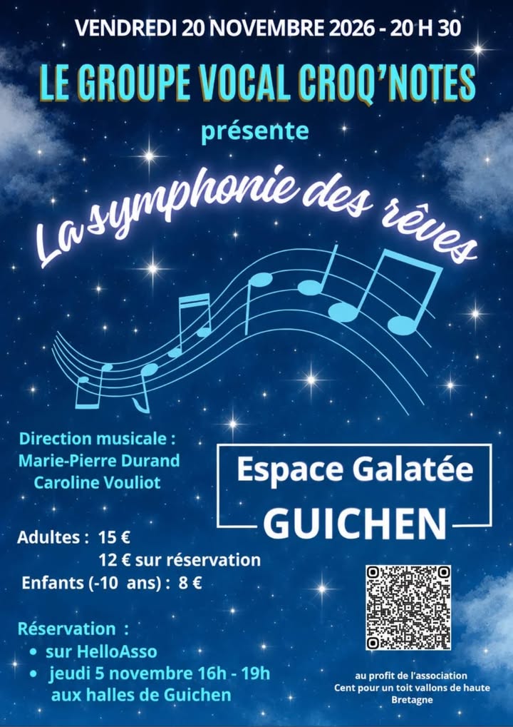 ✨ LA SYMPHONIE DES RÊVES ✨ Vendredi 20 novembre, laissez-vous porter par la magie de…